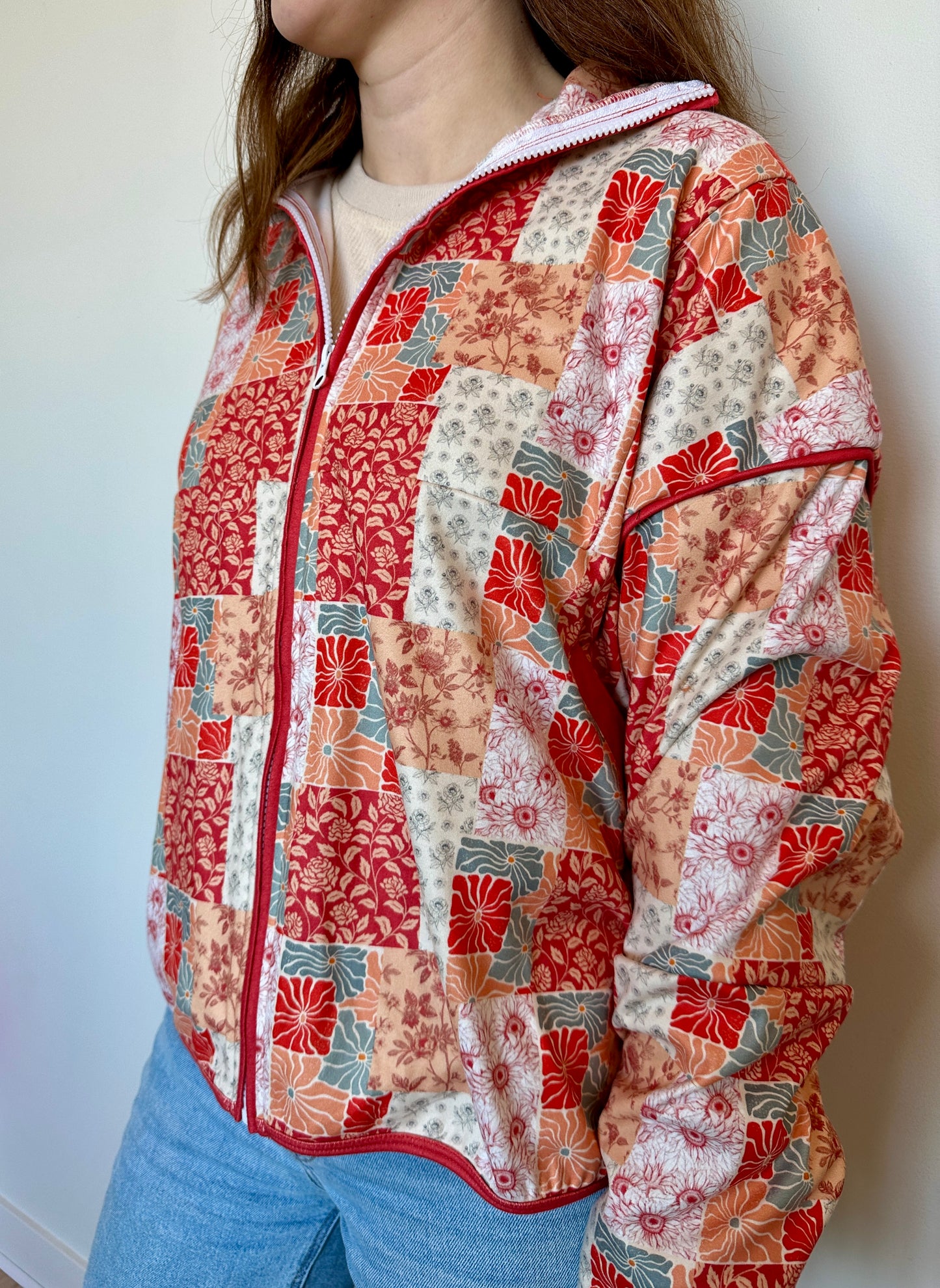 Flower Quilt Patterned Jacket (Women’s)