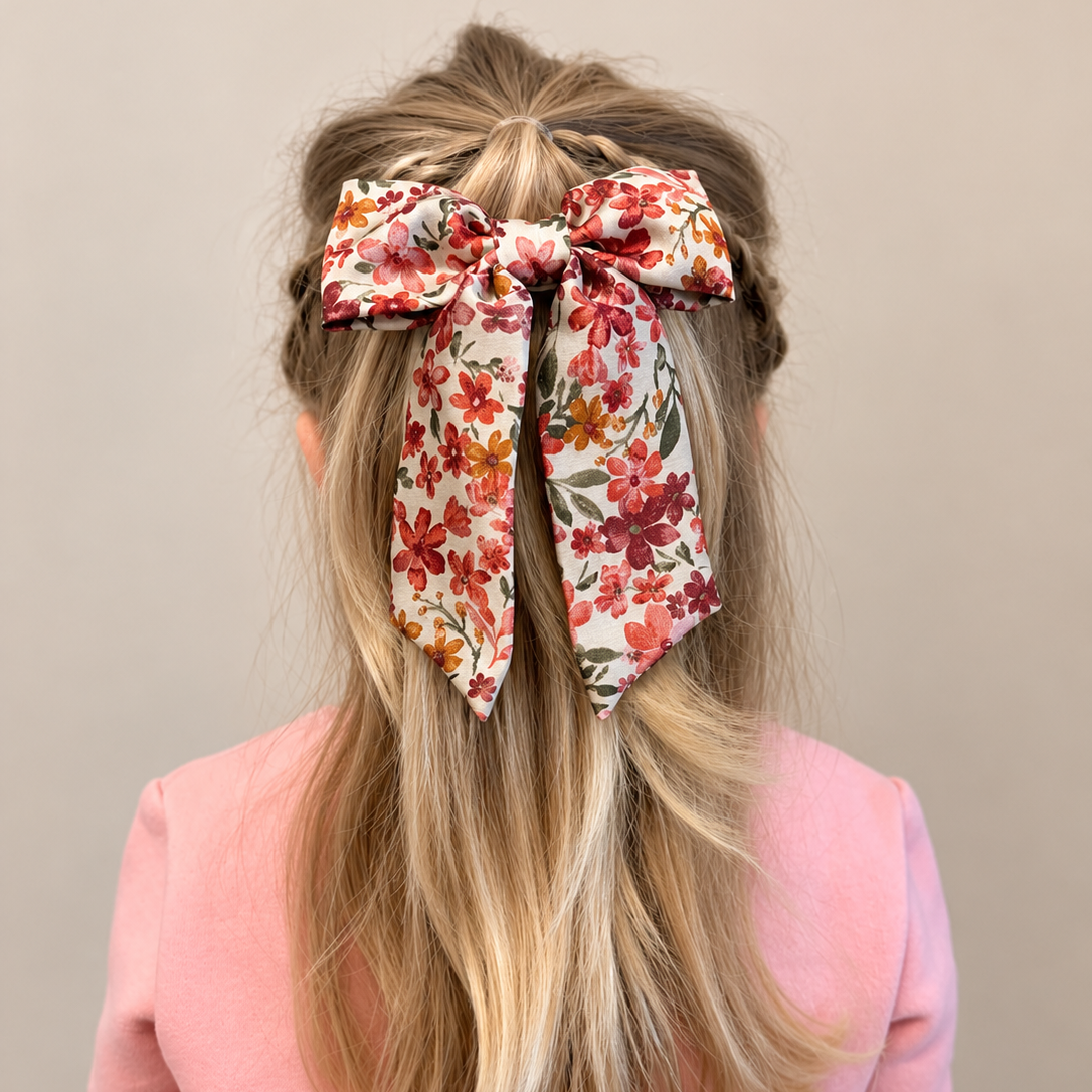 Mini Floral Fall Bow