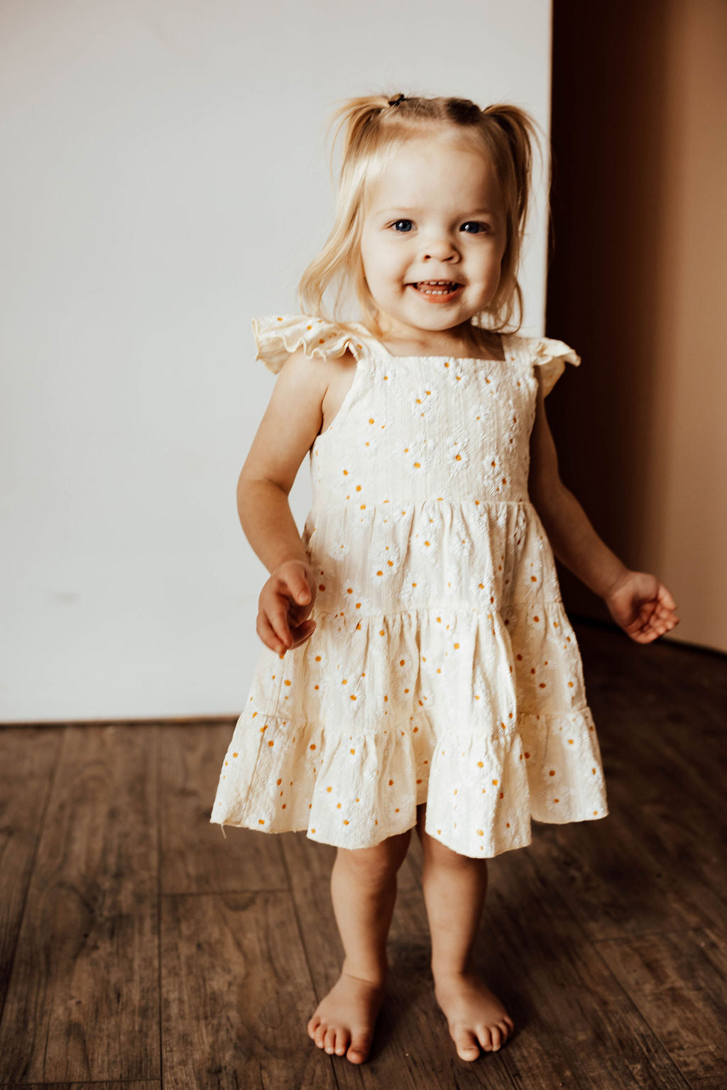 Daisy Flower Dress (Infant/Toddler/Kids)